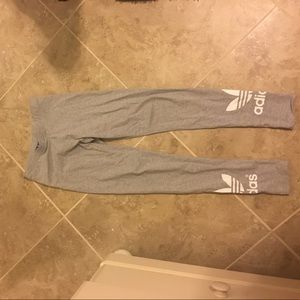 Adidas Gray Tree Foil Leggings